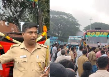 സർക്കാരിനെ വെല്ലുവിളിച്ച് ‘റോബിൻ’ മുന്നോട്ട് ; പിഴ ചുമത്തി എംവിഡി. വഴിനീളം പരിശോധനയുണ്ടാവുമെന്ന് മുന്നറിയിപ്പ്